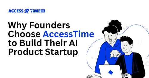 Illustration of a startup founders giving direction to an employee/vendor