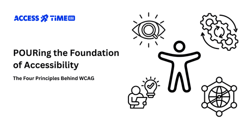 illustration of POUR principles in accessibility